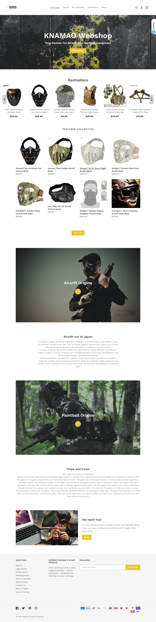 KNAMAO-Airsoft-Paintball-Gotcha-Shop-Homepage-2